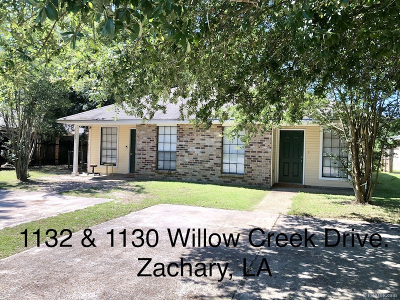 Duplex in Zachary 1130/1132 Willow Creek Drive, Zachary LA